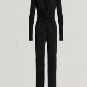 Ralph Lauren’s purple label collection Catia Embellished Jersey Jumpsuit